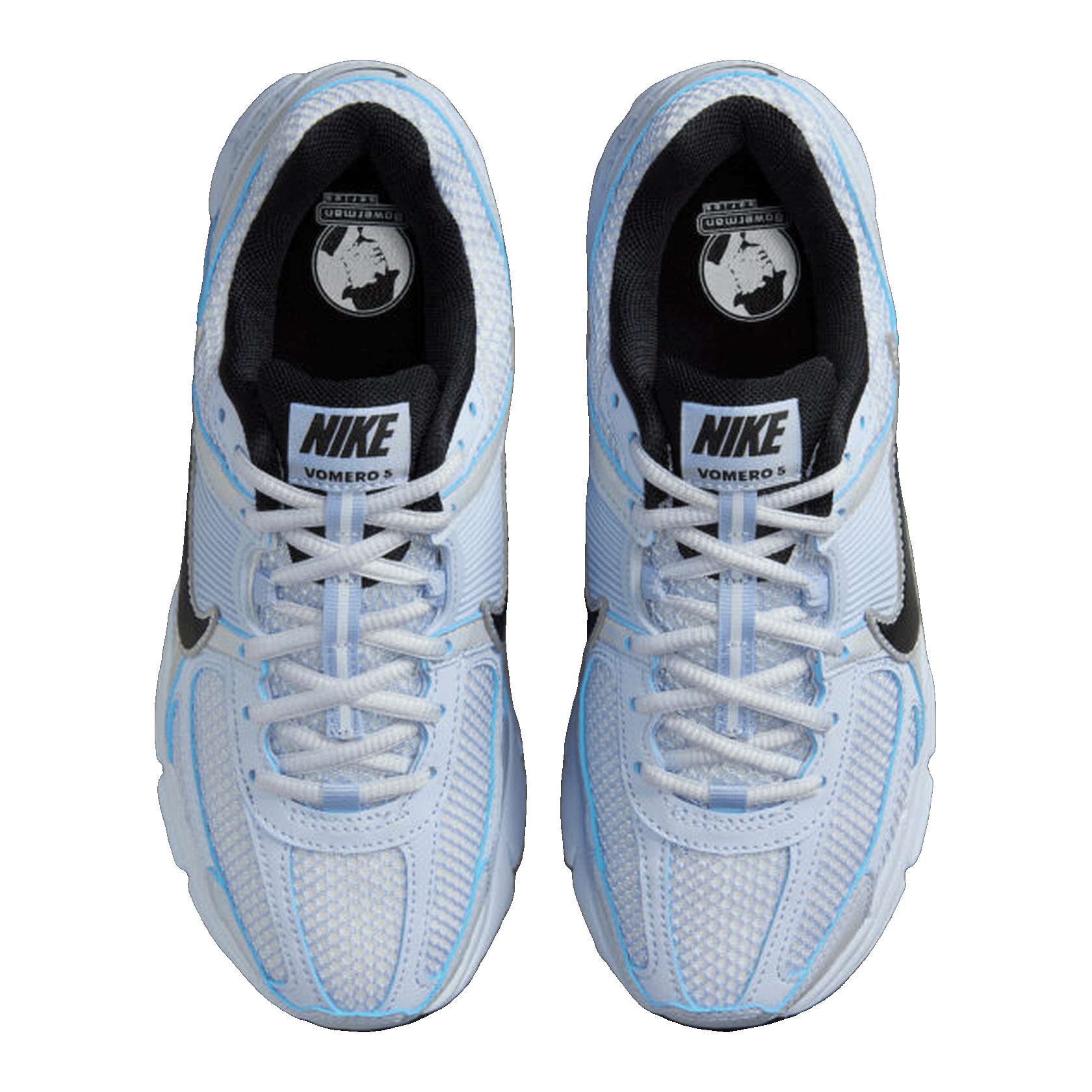Nike Zoom Vomero 5 Blue Tint Platinum Tint Metallic Platinum Black (W) Oben FJ2028-401