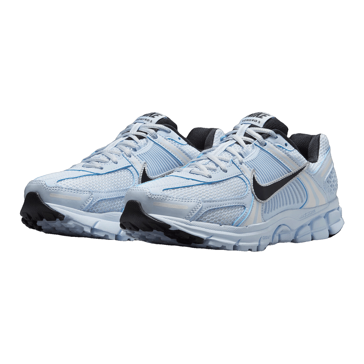 Nike Zoom Vomero 5 Blue Tint Platinum Tint Metallic Platinum Black (W) Side FJ2028-401