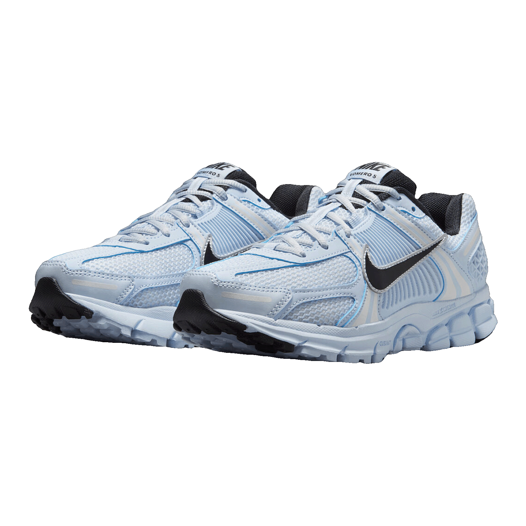 Nike Zoom Vomero 5 Blue Tint Platinum Tint Metallic Platinum Black (W) Side FJ2028-401