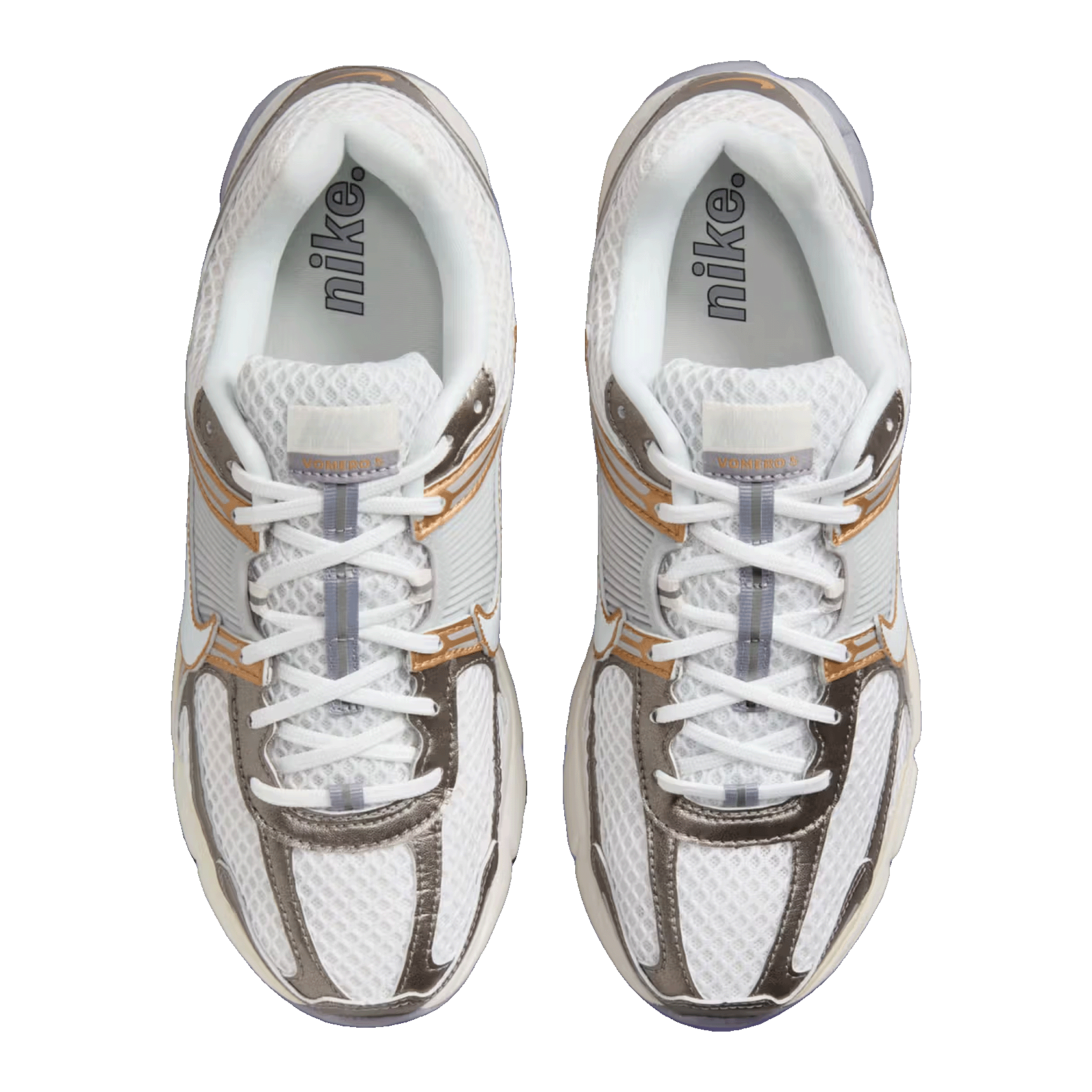 Nike Zoom Vomero 5 Platinum Tint Metallic Gold Oben HJ7247-099