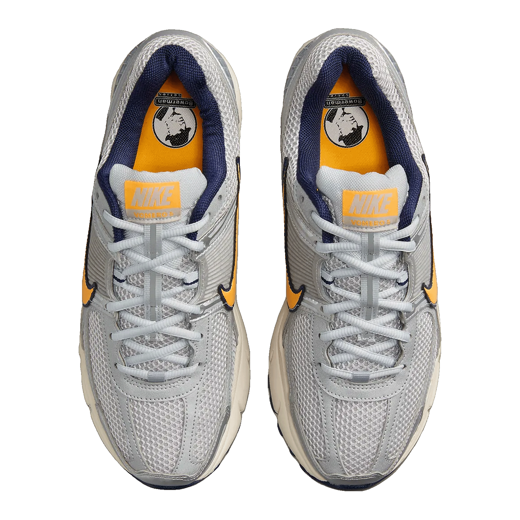 Nike Zoom Vomero 5 Pure Platinum Laser Orange Oben FJ4151-001