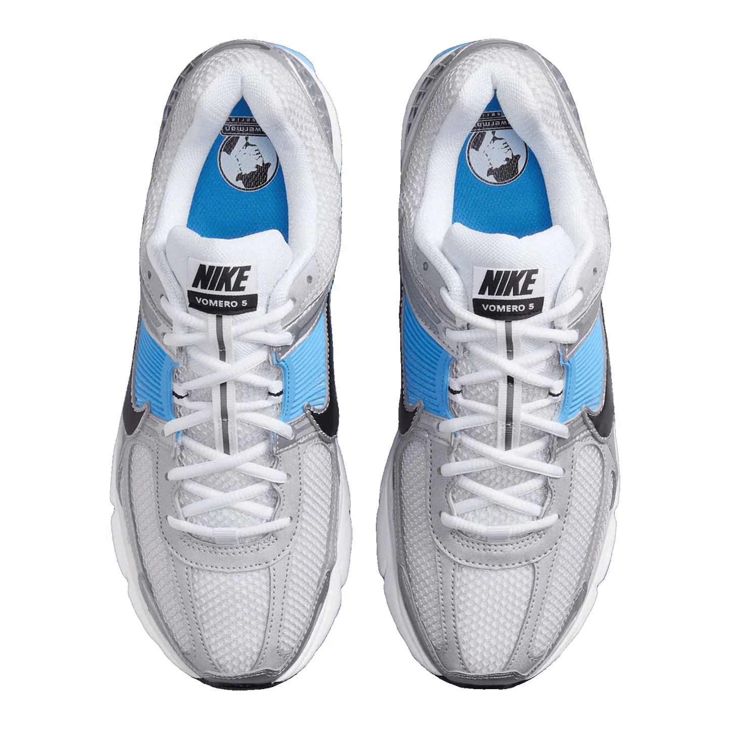 Nike Zoom Vomero 5 Pure Platinum University Blue Oben FJ4151-101