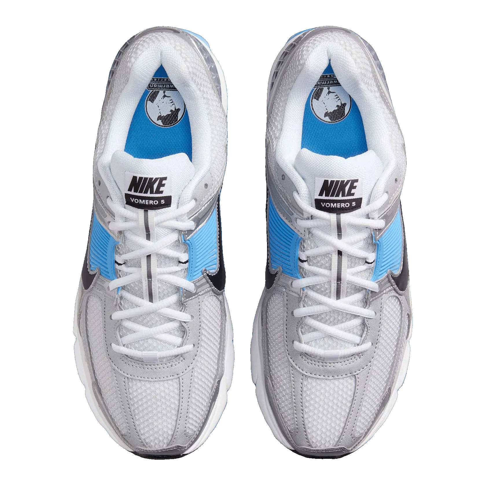Nike Zoom Vomero 5 Pure Platinum University Blue Oben FJ4151-101
