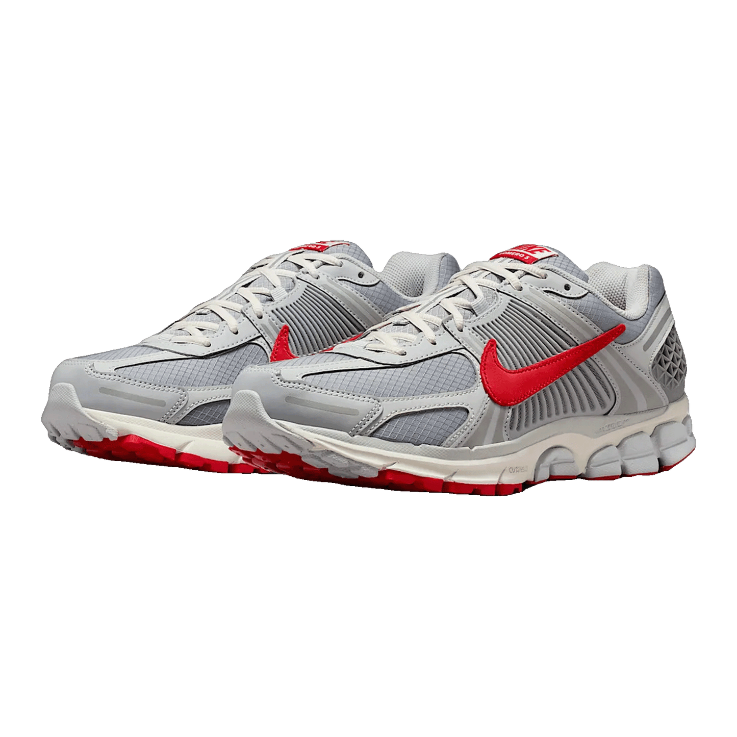 Nike Zoom Vomero 5 SE Grey Fog University Red Side IQ6589-001