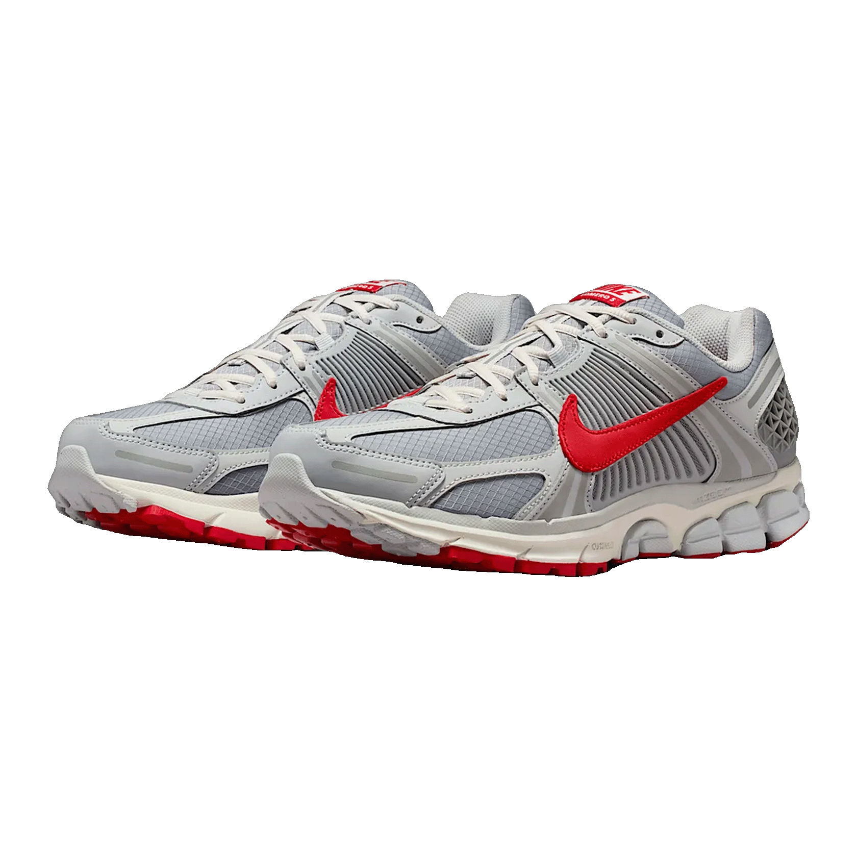 Nike Zoom Vomero 5 SE Grey Fog University Red Side IQ6589-001