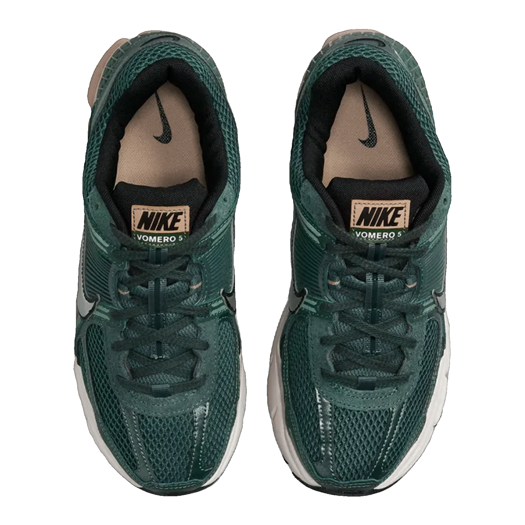 Nike Zoom Vomero 5 Vintage Green Light Orewood Brown Hemp Chrome (W) Oben FN6742-300