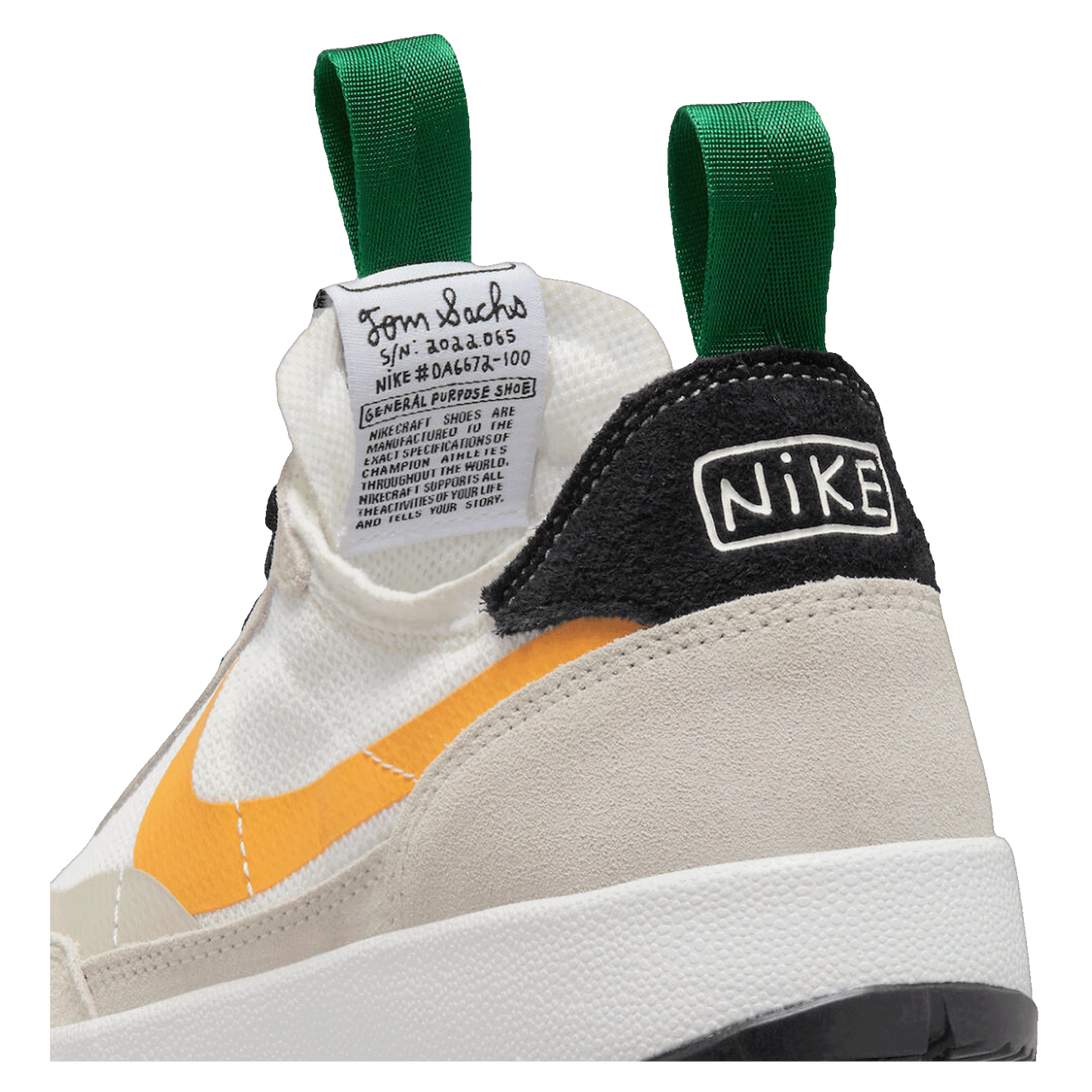 NikeCraft General Purpose Shoe Tom Sachs Summit White (W) Tongue