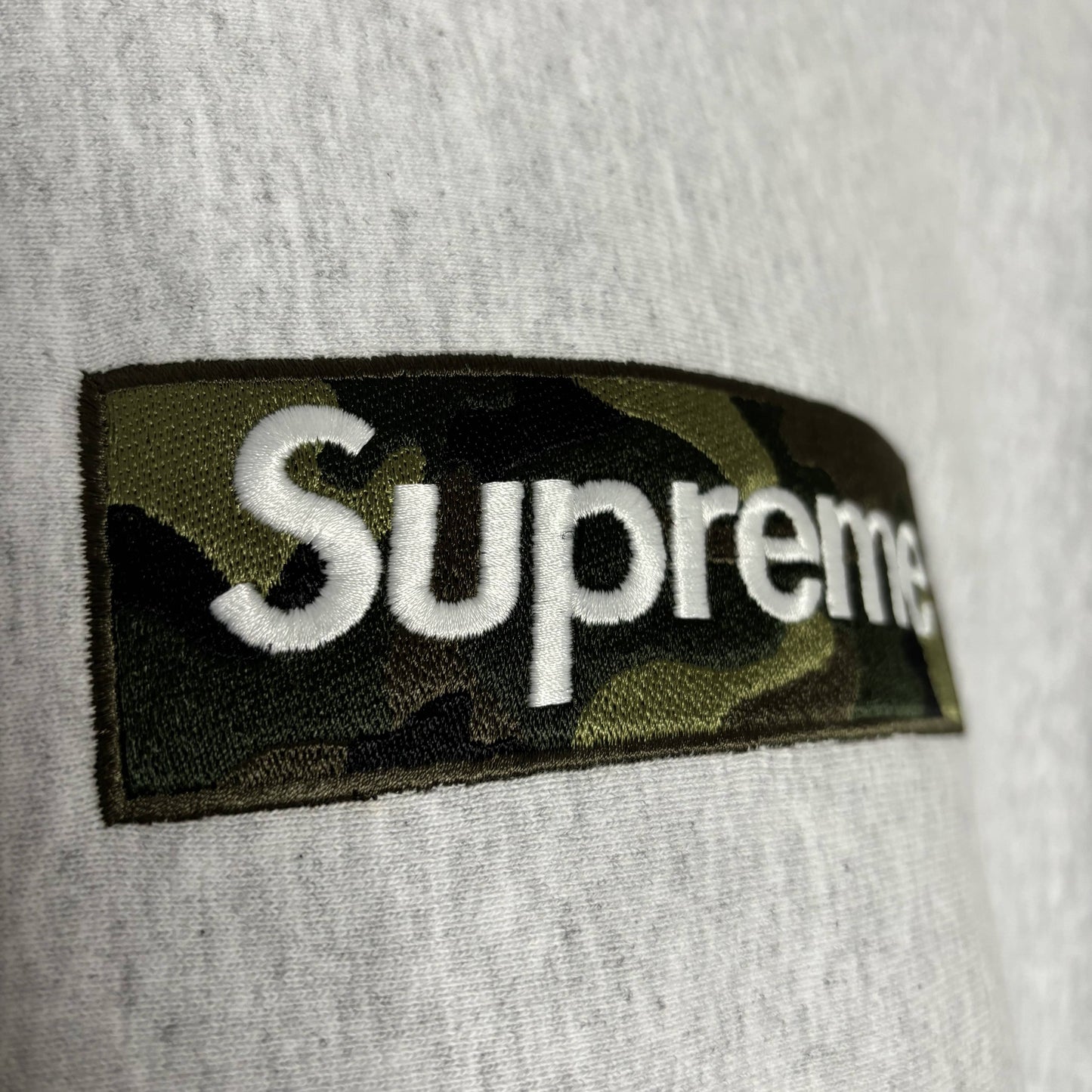 Supreme Box Logo Hooded Sweatshirt Ash Grey