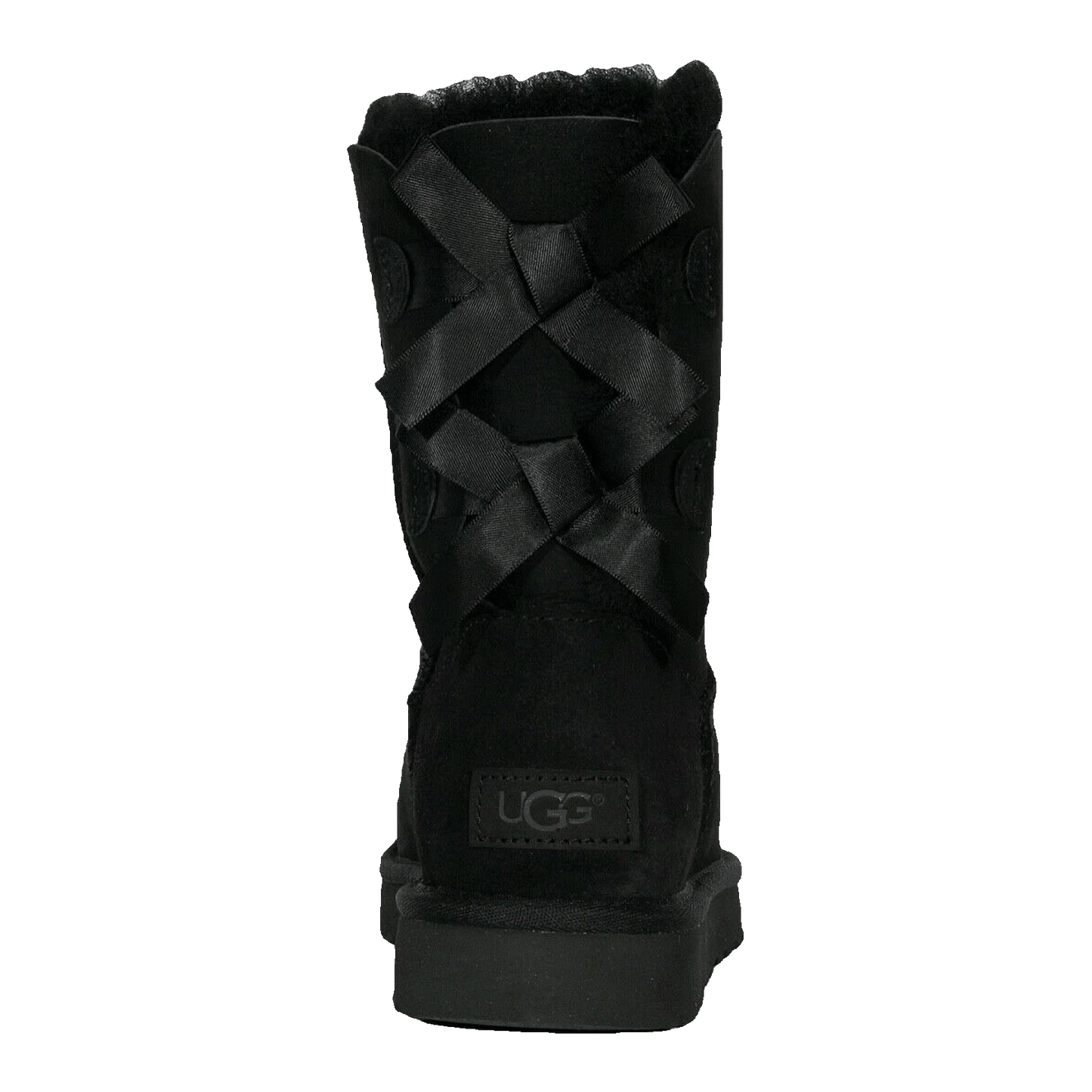 UGG Bailey Bow II Boot Black (W) Back