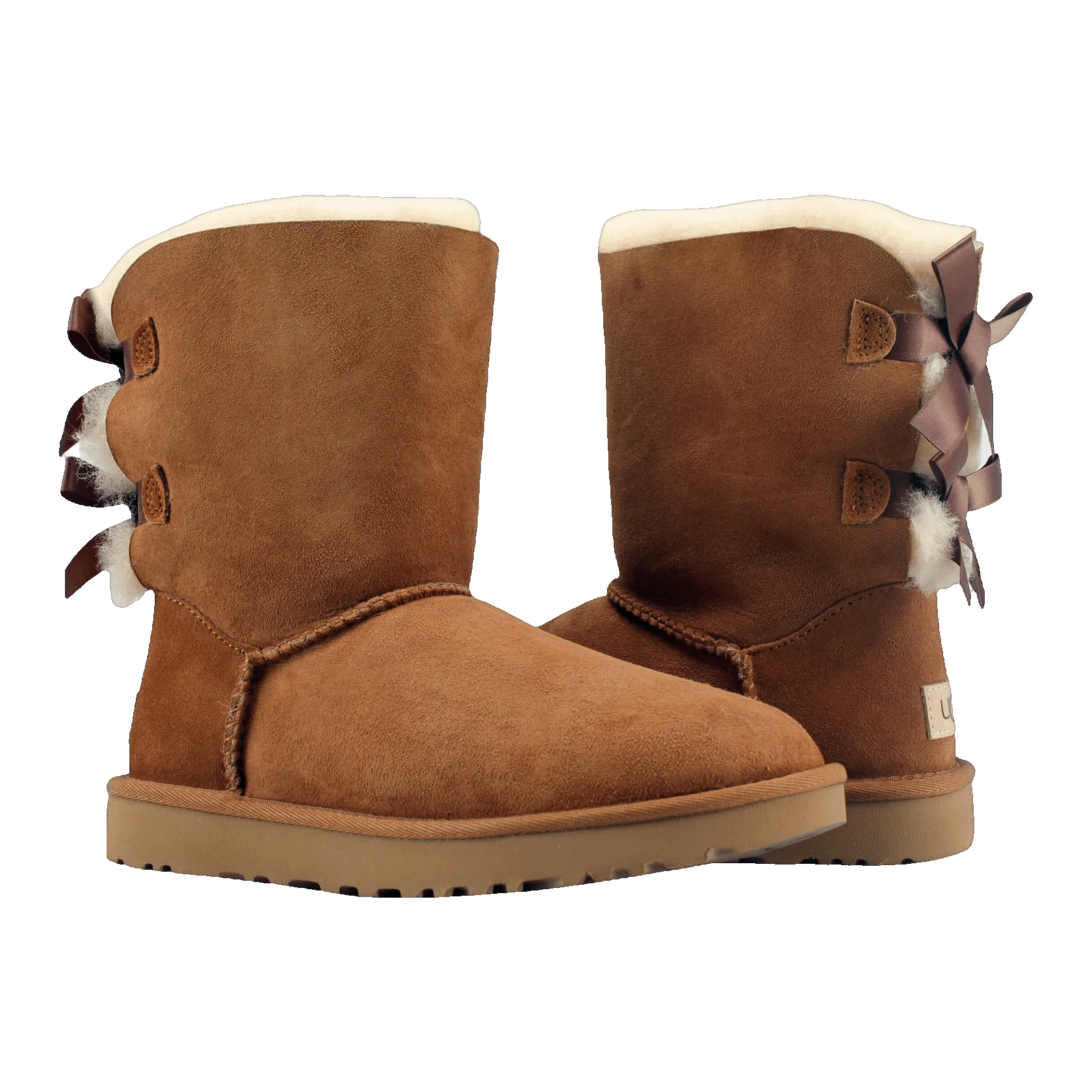 UGG Bailey Bow II Boot Chestnut (W) Side