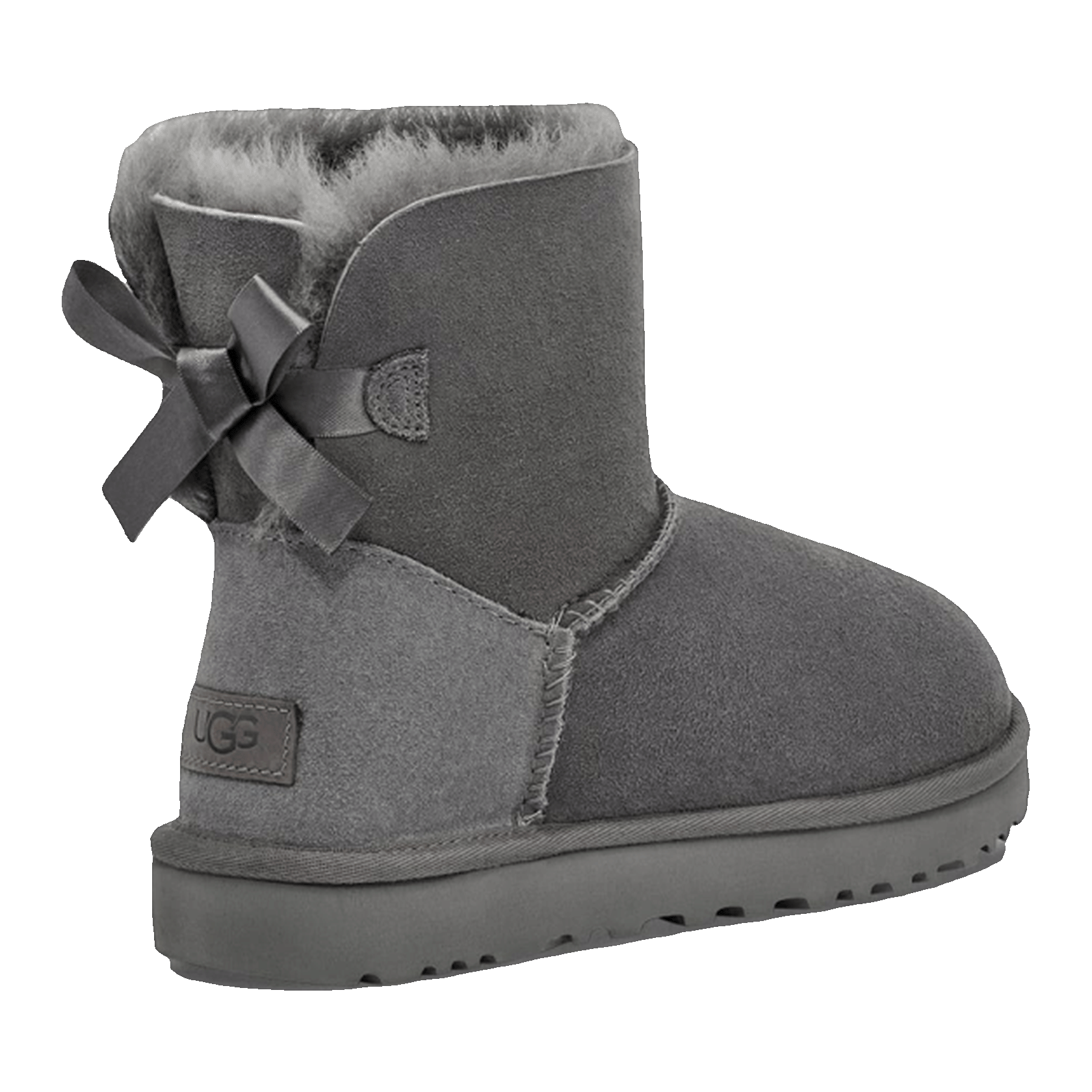 UGG Bailey Bow II Boot Grey (W) Back