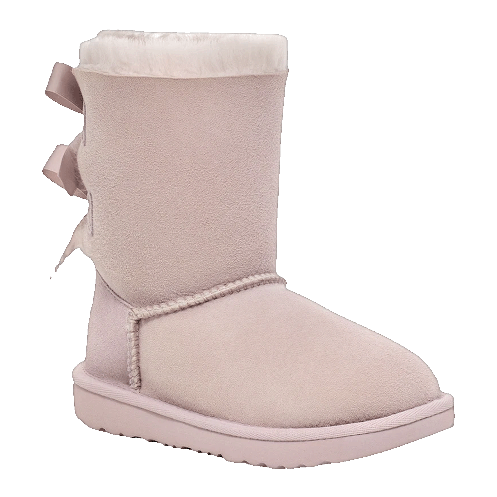 UGG Bailey Bow II Boot Pale Smoke (W) Side
