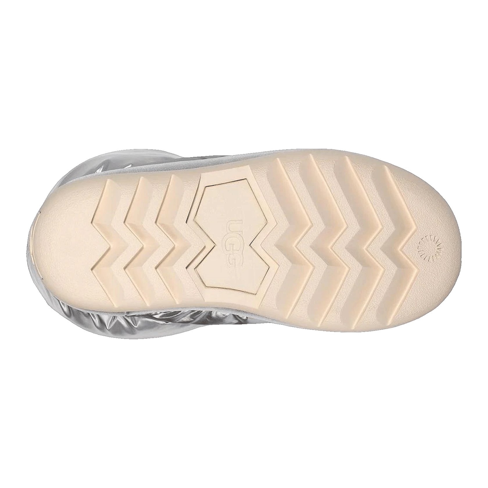 UGG Classic Maxi Short Boot Metallic Silver (W) Sohle