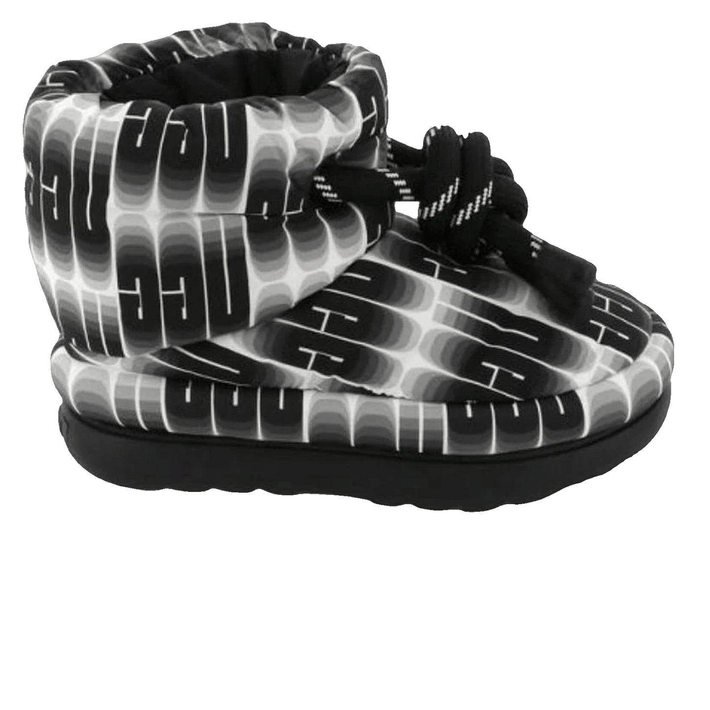 UGG Classic Maxi Wavelength Short Boot Black White (W)