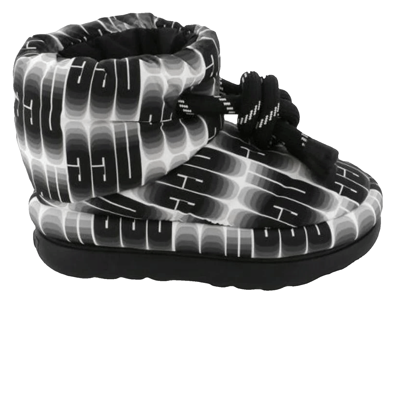 UGG Classic Maxi Wavelength Short Boot Black White (W)