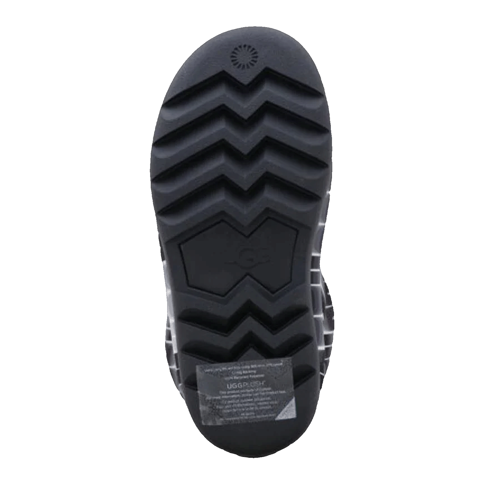 UGG Classic Maxi Wavelength Short Boot Black White (W) Sohle