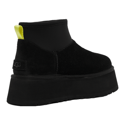 UGG Classic Mini Dipper Boot Black Yellow (W) Back