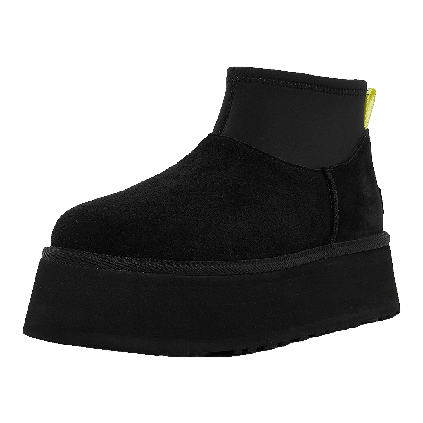 UGG Classic Mini Dipper Boot Black Yellow (W) Side