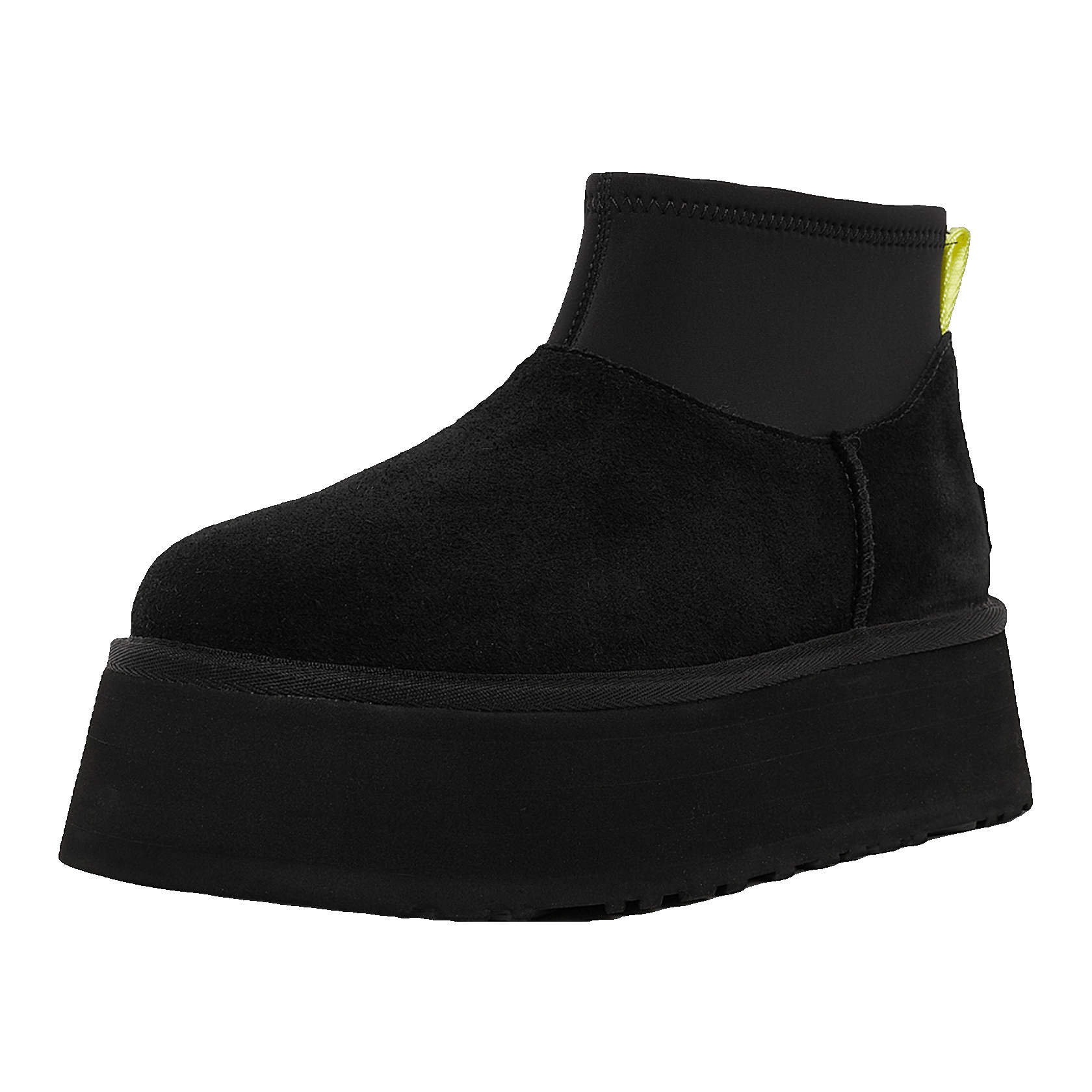 UGG Classic Mini Dipper Boot Black Yellow (W) Side