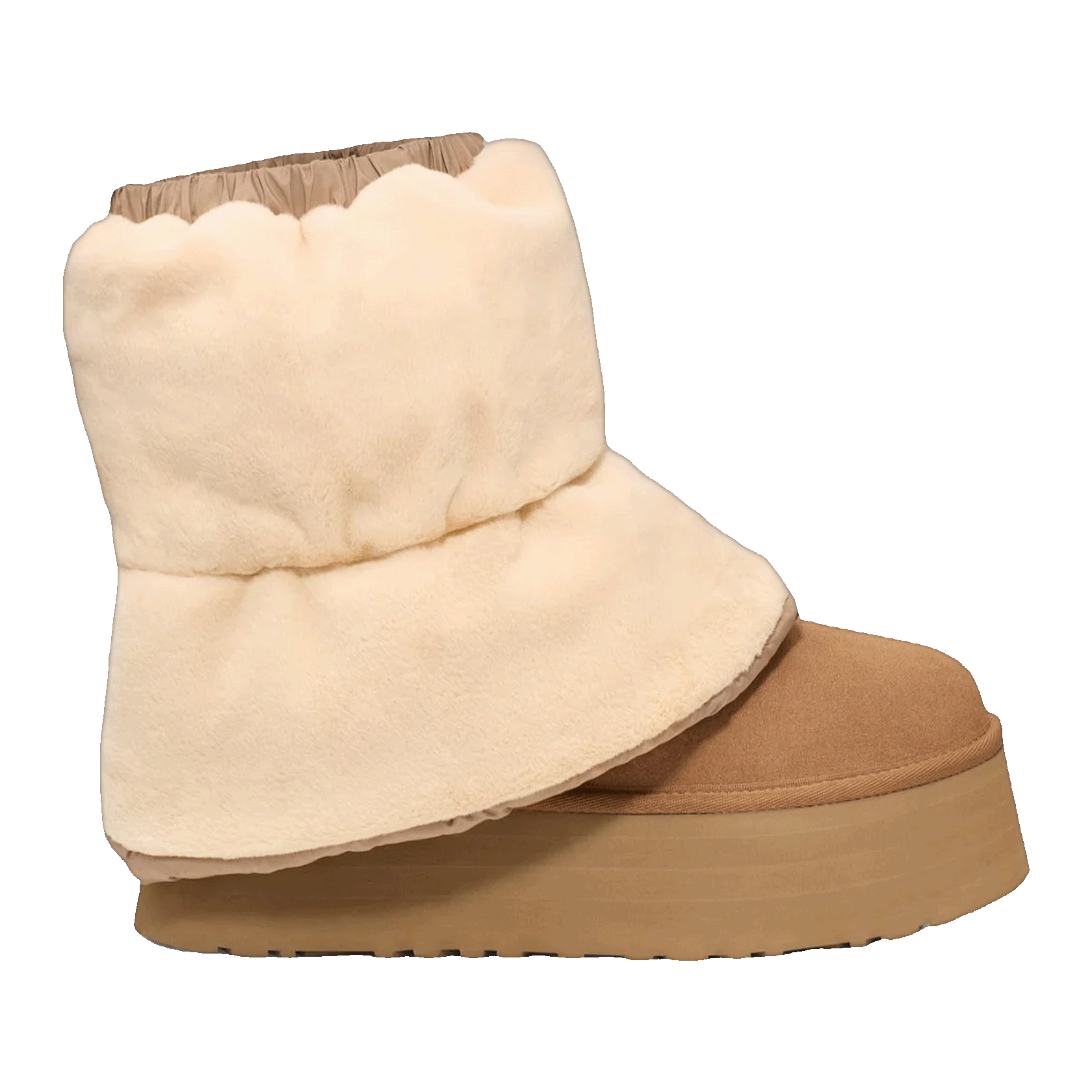 UGG Classic Mini Dipper Puffer Boot Amphora Chestnut (W) Detail