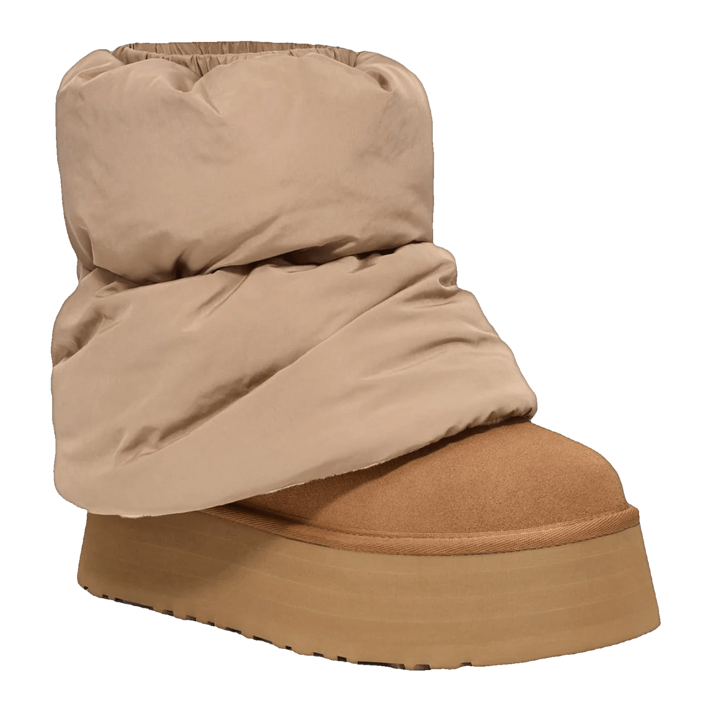 UGG Classic Mini Dipper Puffer Boot Amphora Chestnut (W) Side