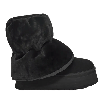 UGG Classic Mini Dipper Puffer Boot Black (W) Detail