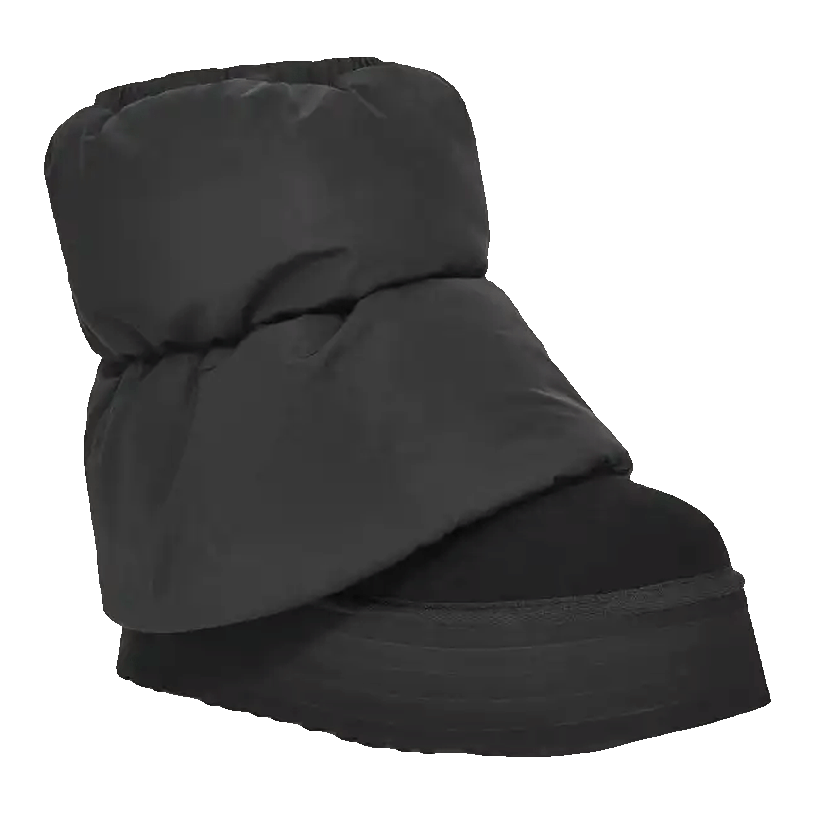 UGG Classic Mini Dipper Puffer Boot Black (W) Side