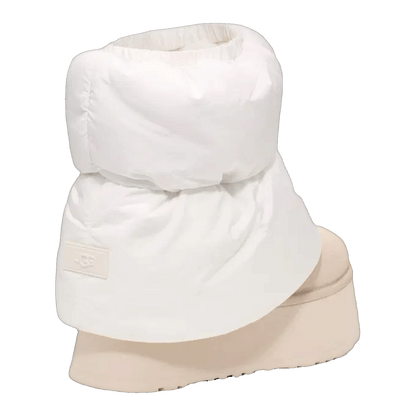 UGG Classic Mini Dipper Puffer Boot White Ceramic (W) Back