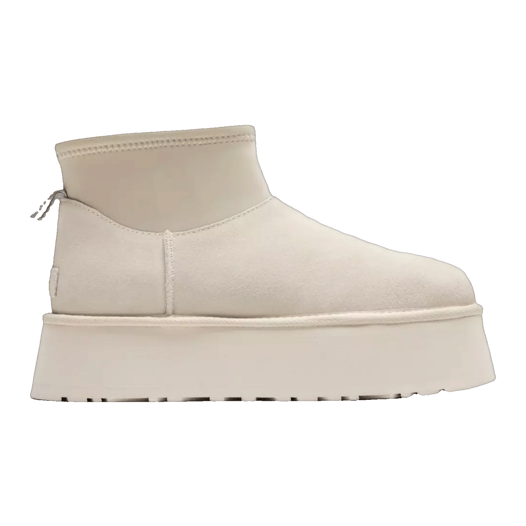 UGG Classic Mini Dipper Puffer Boot White Ceramic (W) Detail
