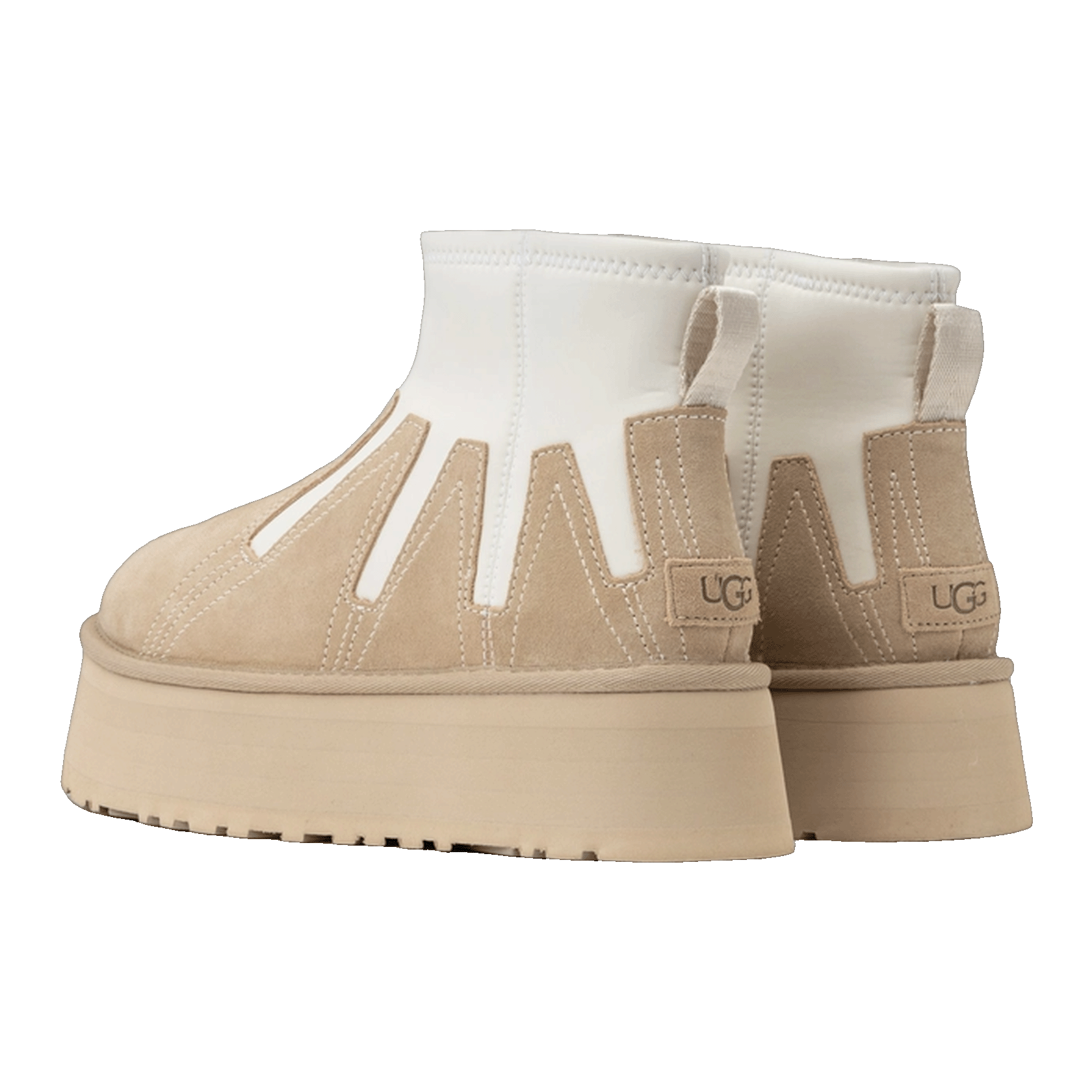 UGG Classic Mini Dipper Sunwave Boot Mustard Seed (W) Back