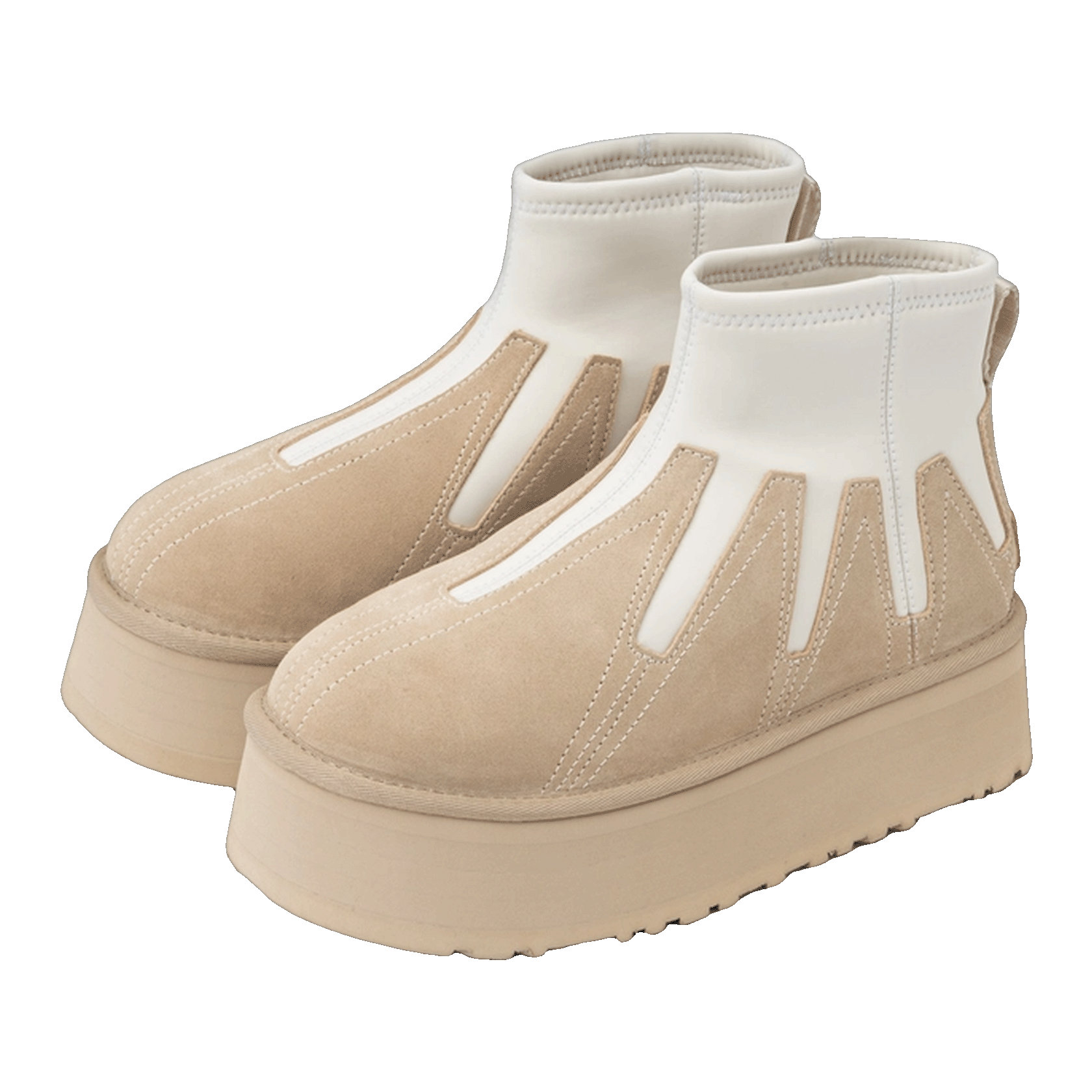 UGG Classic Mini Dipper Sunwave Boot Mustard Seed (W) Side