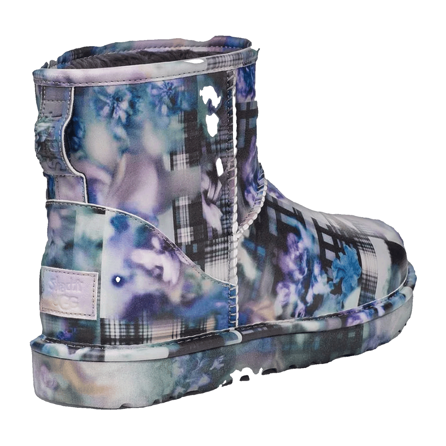 UGG Classic Mini II Boot Collina Strada Dark Blue Floral Back