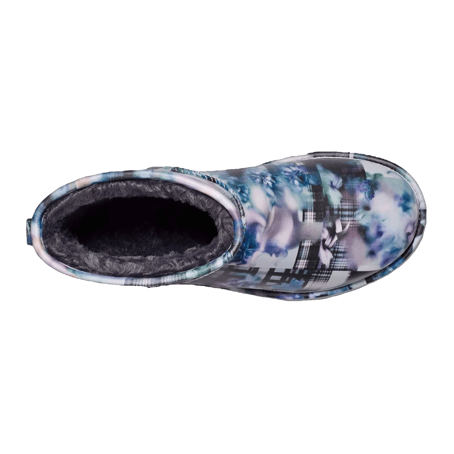 UGG Classic Mini II Boot Collina Strada Dark Blue Floral Oben