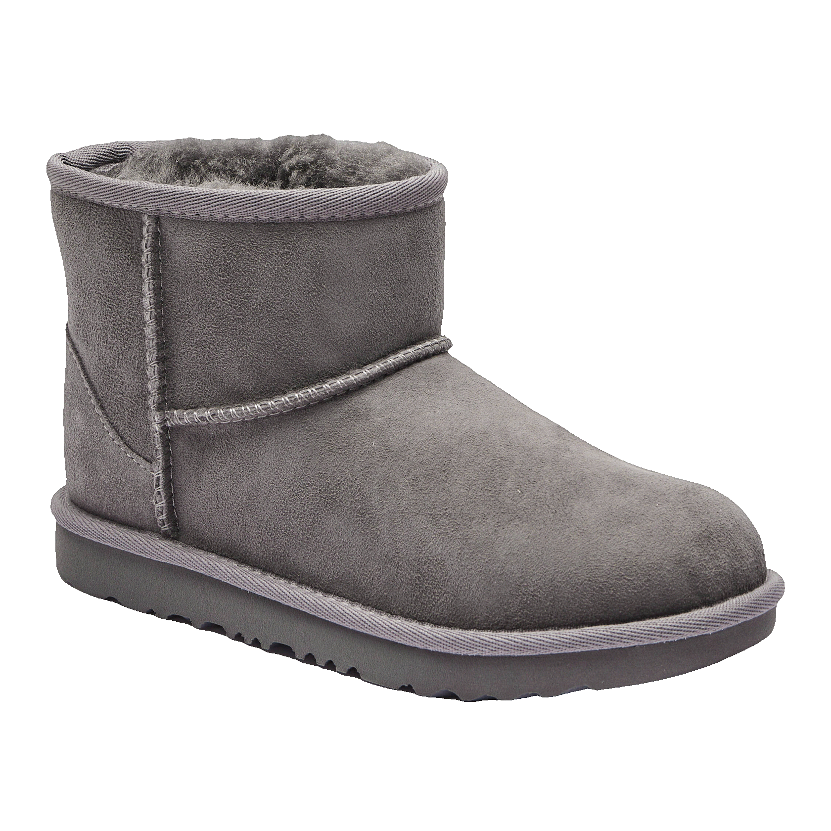 UGG Classic Mini II Boot Grey (Kids) Side