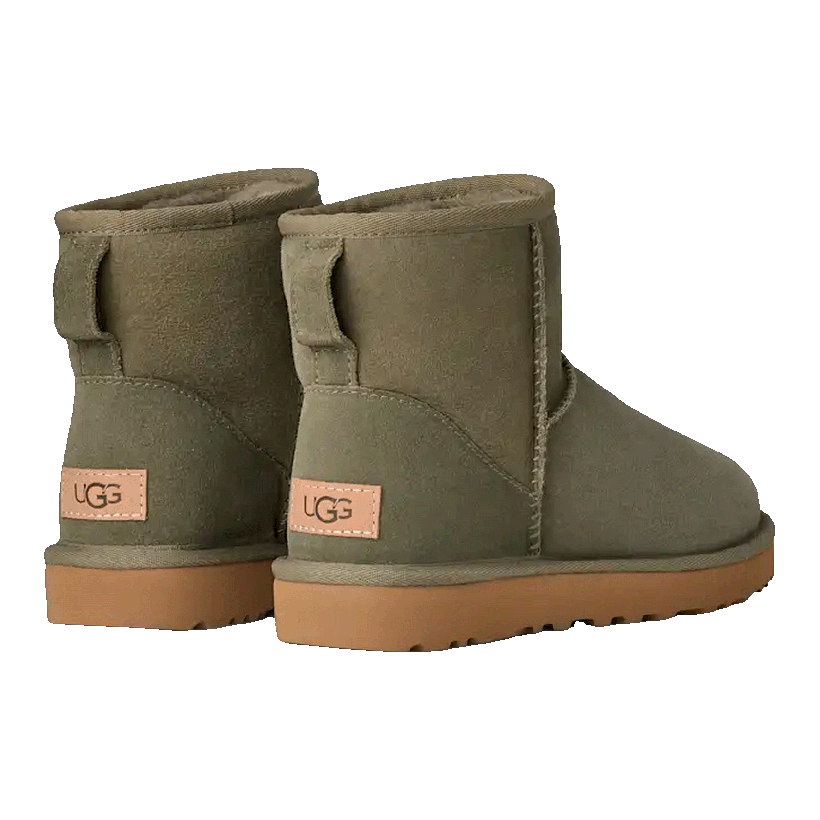 UGG Classic Mini II Boot Moss Green (W) (2025) Back