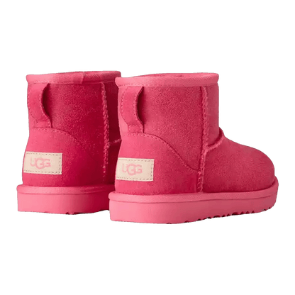 UGG Classic Mini II Boot Pink Bloom (Kids) Back