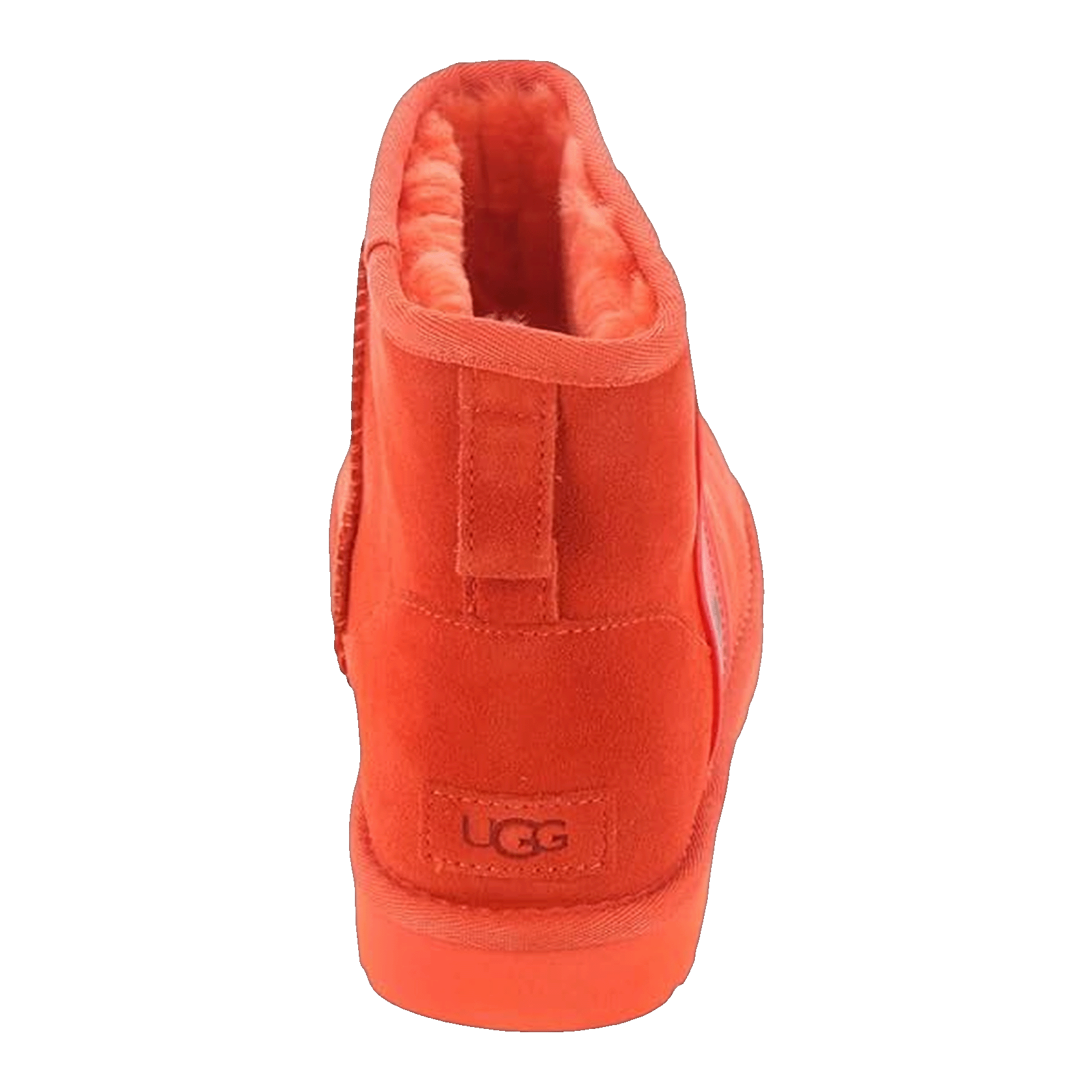 UGG Classic Mini II Boot Side Logo Hazard Orange (W) Back