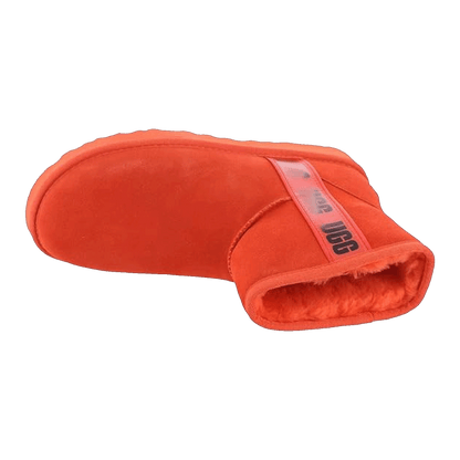 UGG Classic Mini II Boot Side Logo Hazard Orange (W) Oben