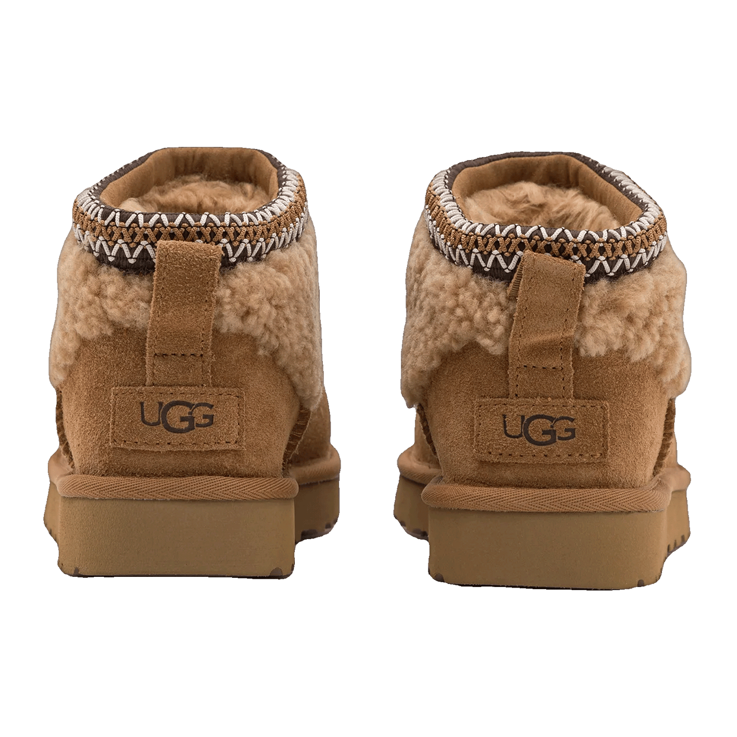 UGG Classic Mini Maxi Curly Boot Chestnut (W) Back