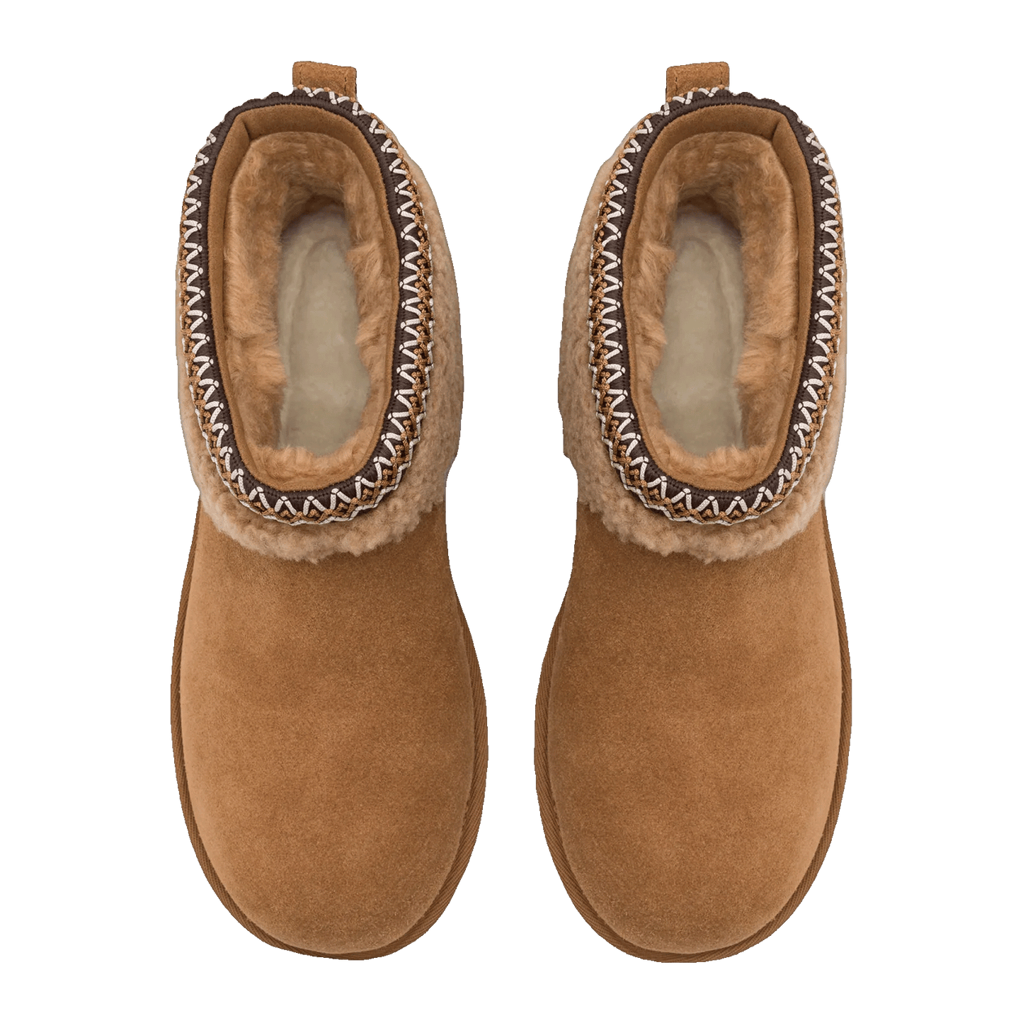 UGG Classic Mini Maxi Curly Boot Chestnut (W) Oben