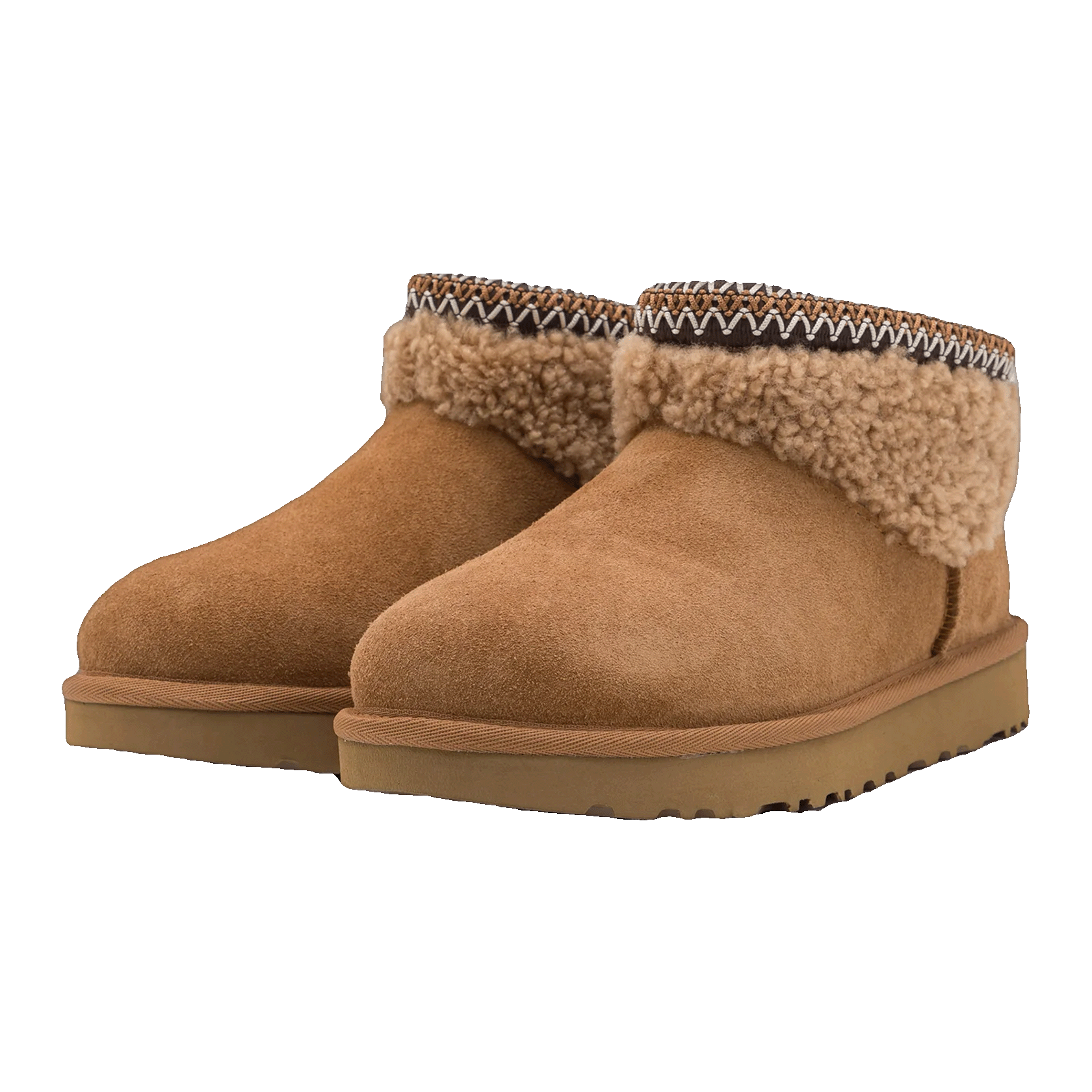 UGG Classic Mini Maxi Curly Boot Chestnut (W) Side
