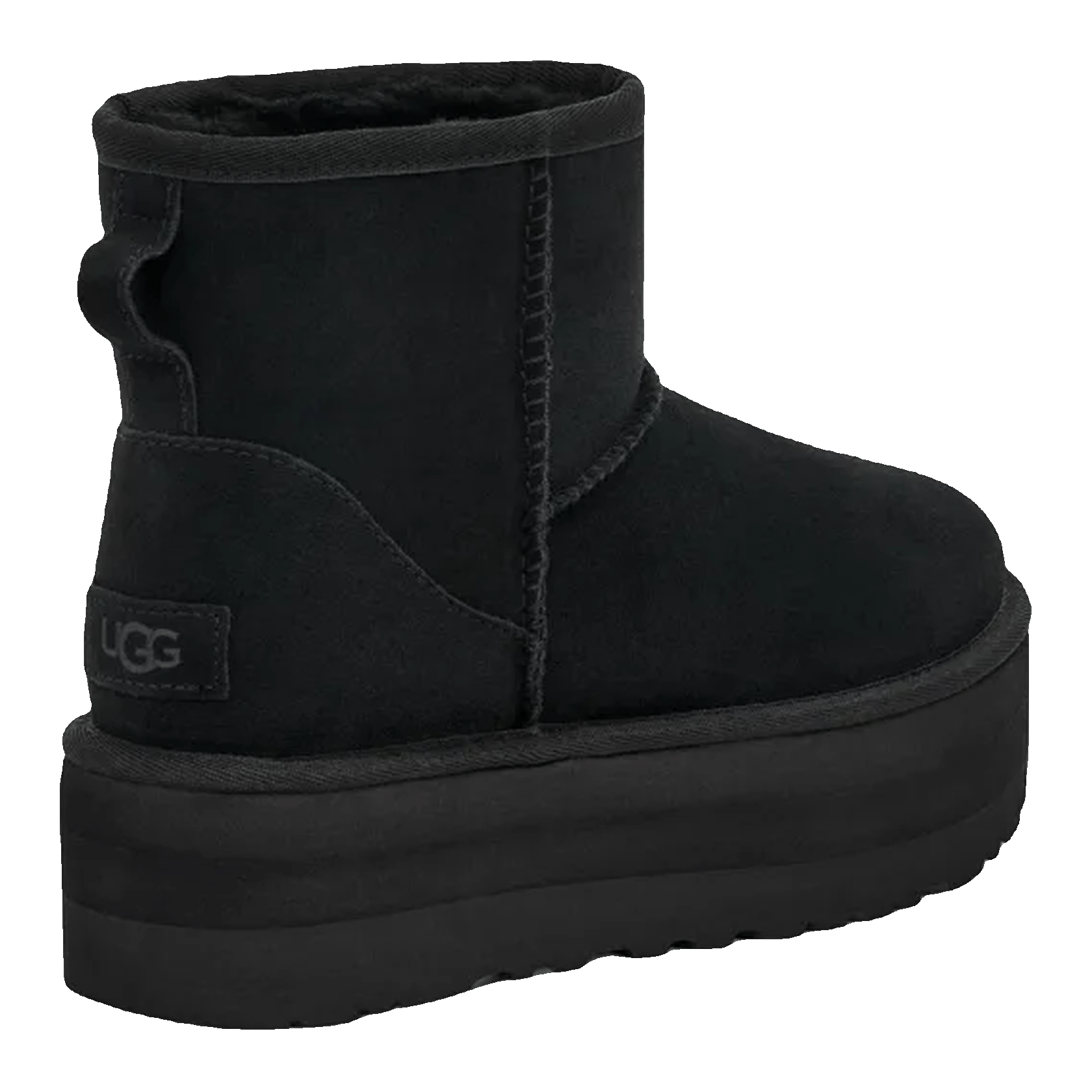 UGG Classic Mini Platform Boot Black (W) Back