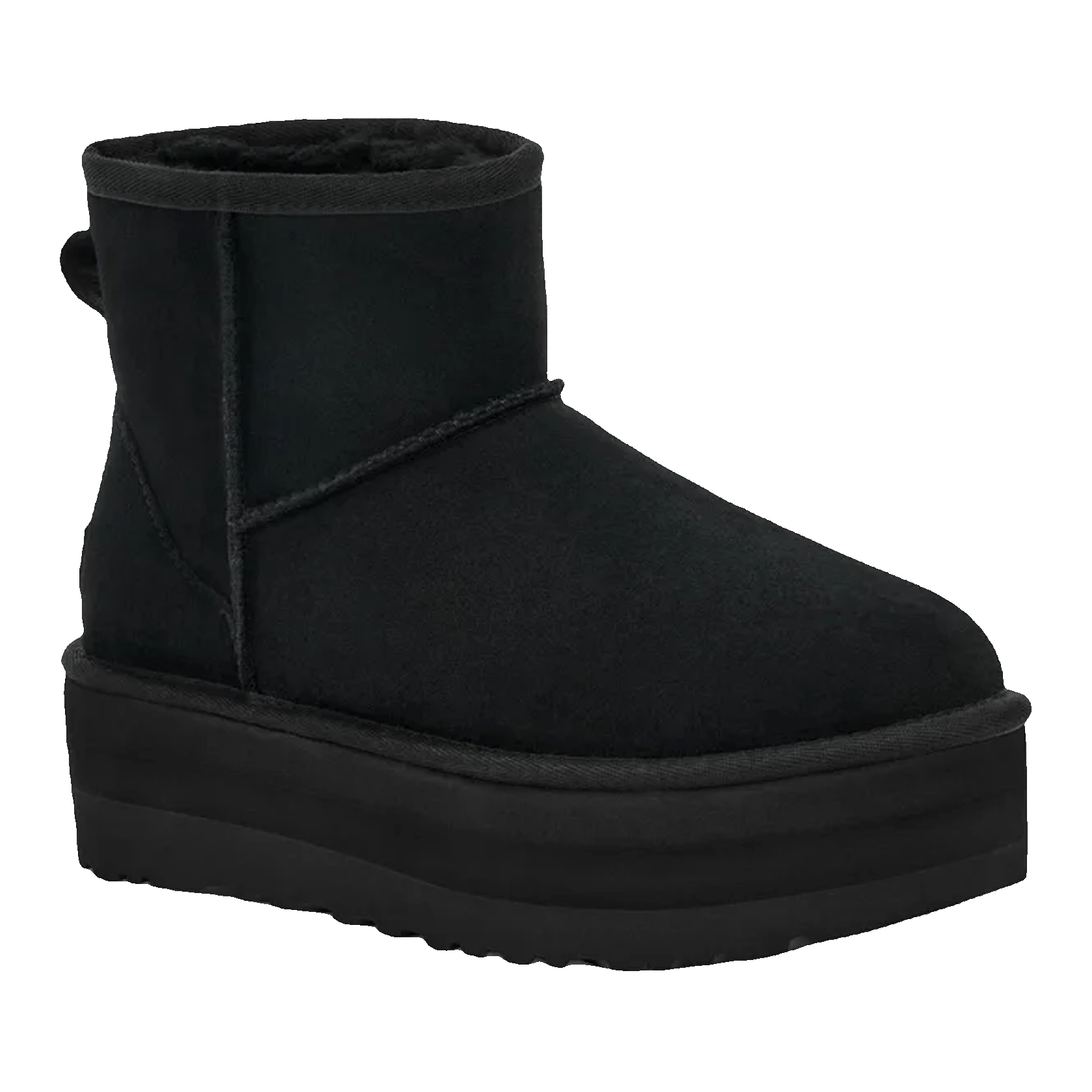 UGG Classic Mini Platform Boot Black (W) Side