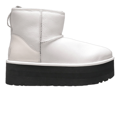 UGG Classic Mini Platform Matte Boot Ultra Matte White (W)