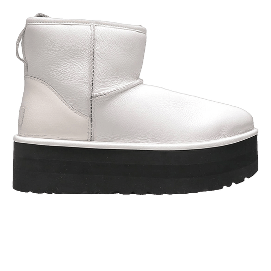 UGG Classic Mini Platform Matte Boot Ultra Matte White (W)