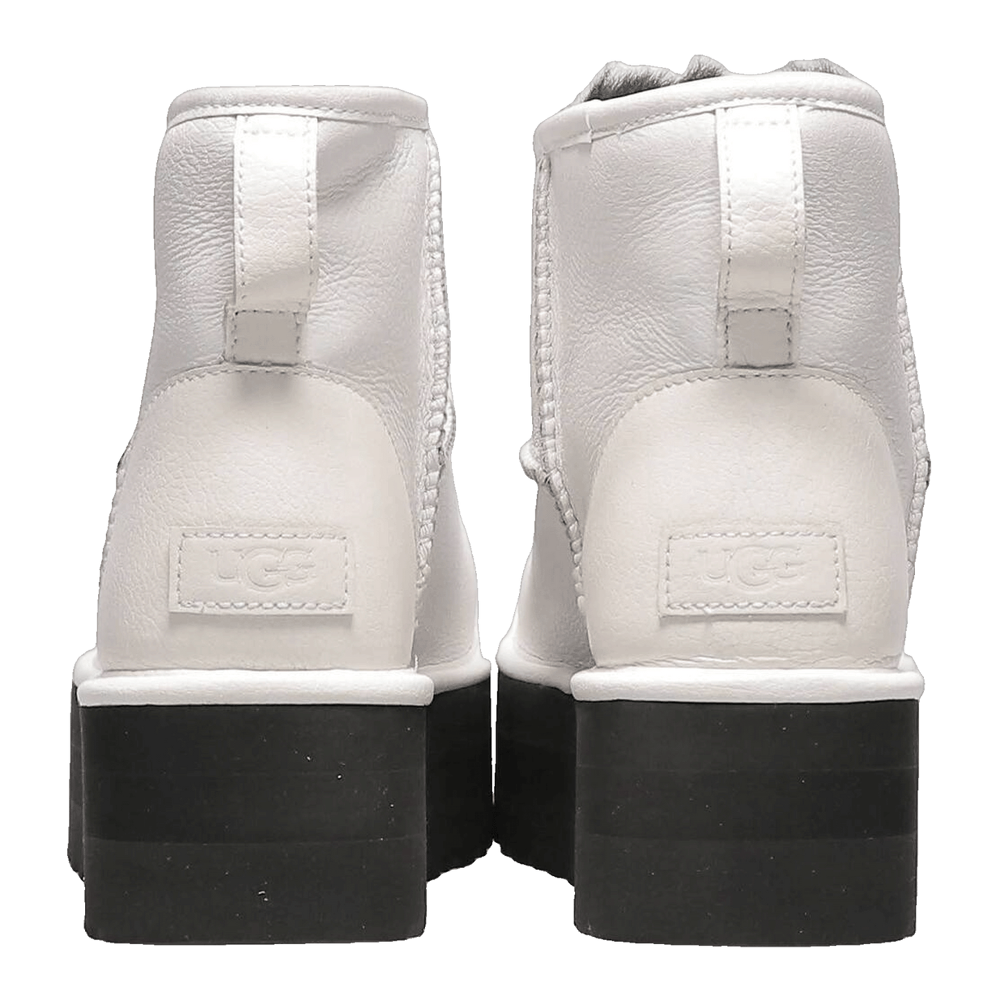 UGG Classic Mini Platform Matte Boot Ultra Matte White (W) Back