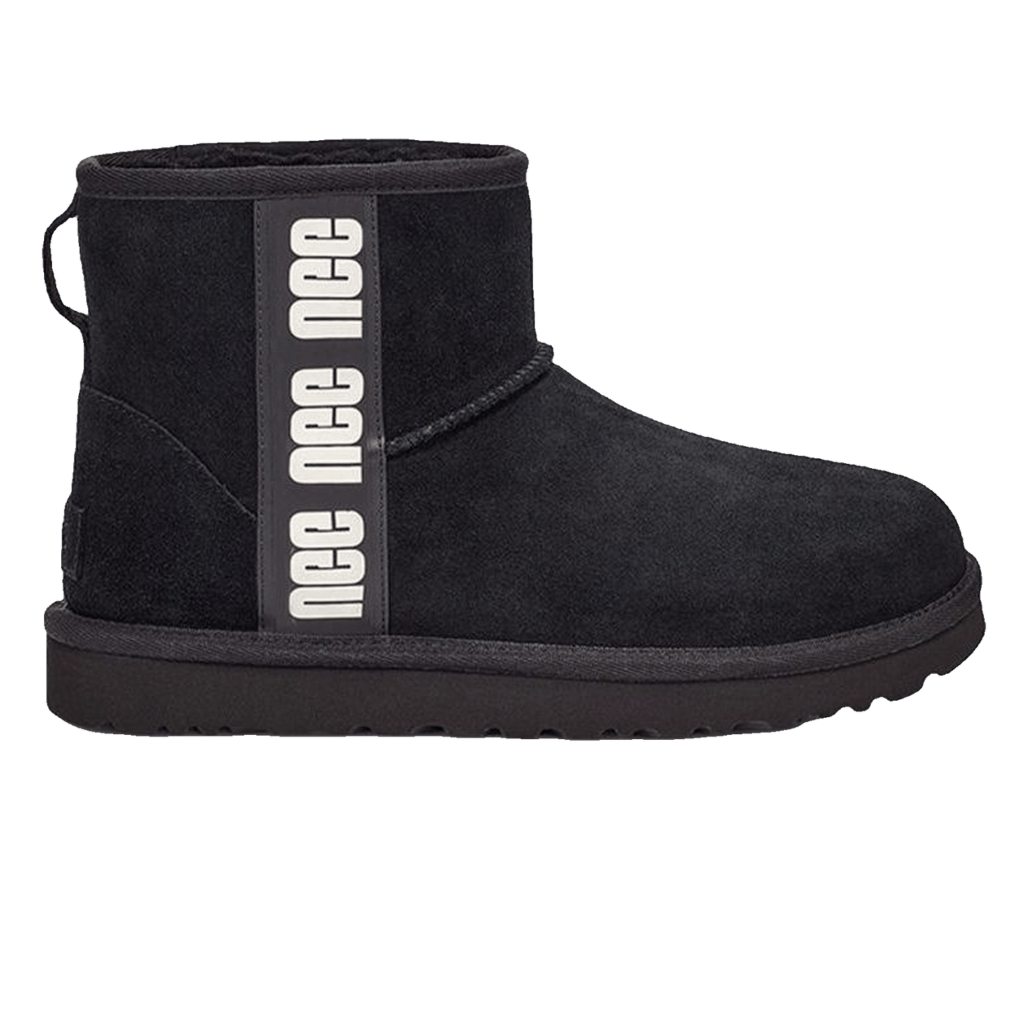UGG Classic Mini Side Logo Boot Black White (W)