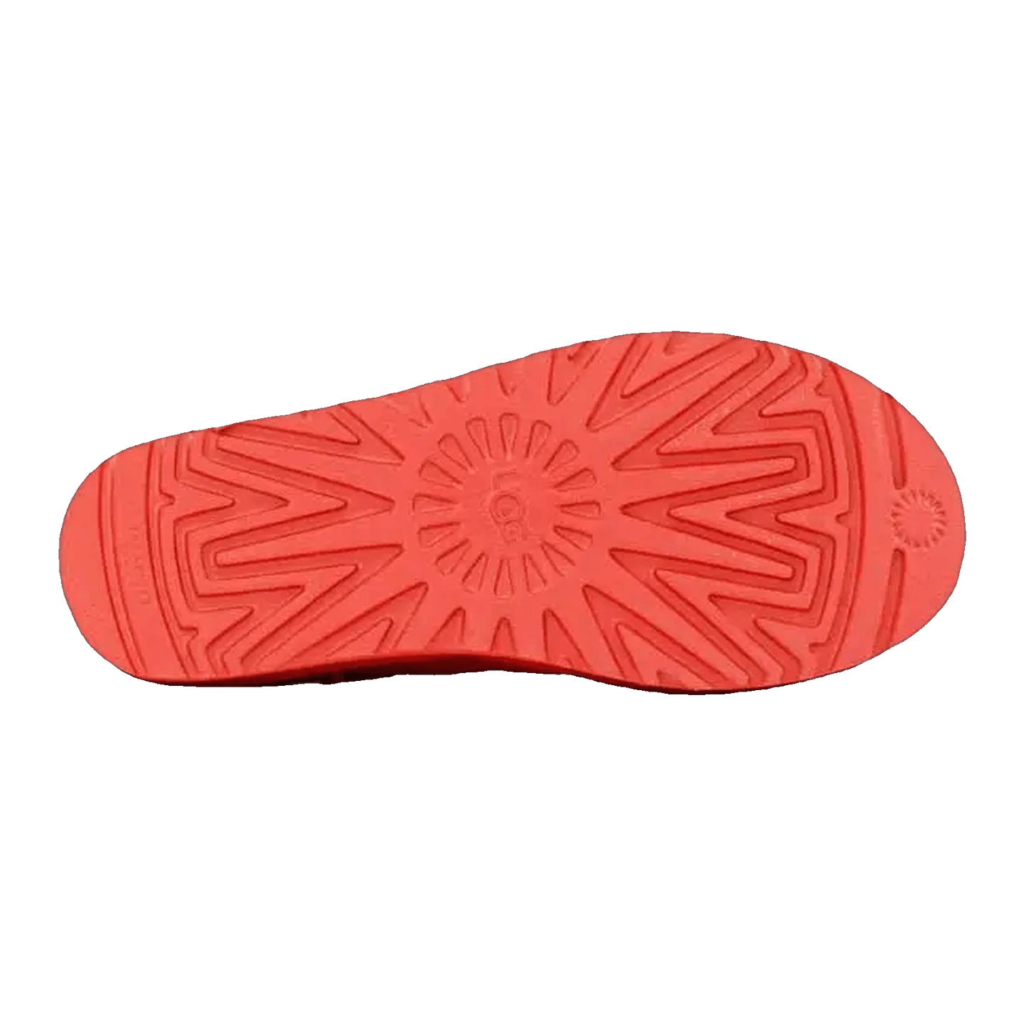 UGG Classic Mini Side Logo Boot Samba Red Black (W) Sohle