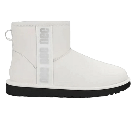 UGG Classic Mini Side Logo Boot Ultra Matte White (W)