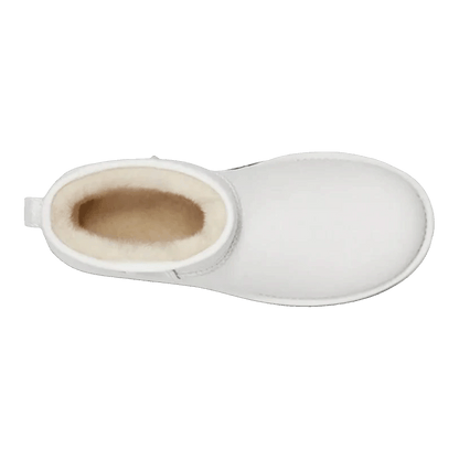 UGG Classic Mini Side Logo Boot Ultra Matte White (W) Oben